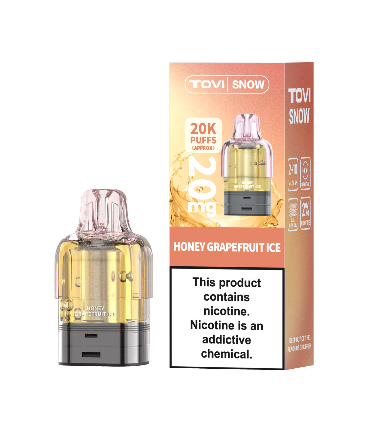 TOVISNOW-ICEMAXI 20K Puffs 冰爆系列-蜂蜜柚子茶（Honey Grapefruit ）