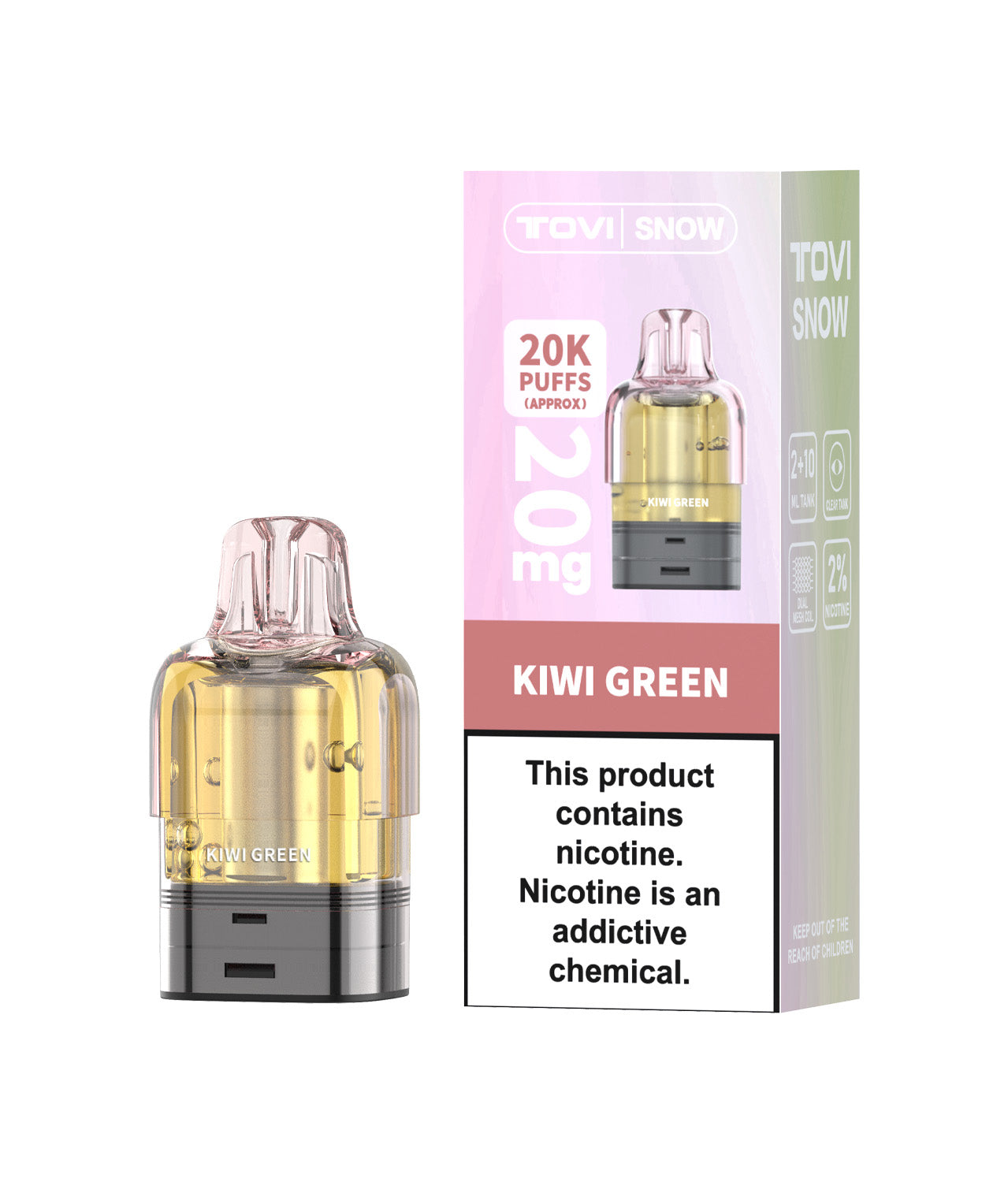 TOVISNOW-ICEMAXI 20K Puffs 冰爆系列-青苹果奇异果（Kiwi Green ）