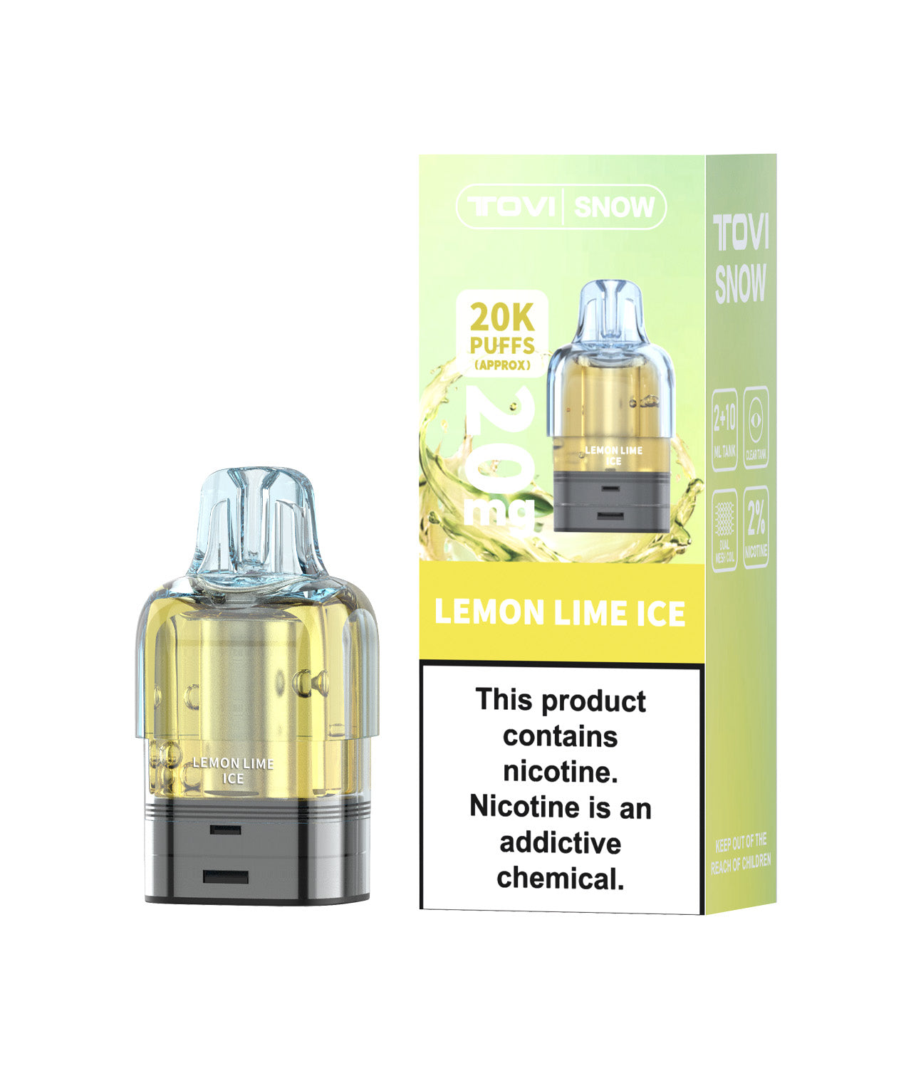 TOVISNOW-ICEMAXI 20K Puffs 冰爆系列-暴打柠柠（Lemon Lime Ice ）